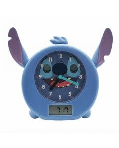 Lexibook Disney Stitch Sleep Companion Kids Alarm Clock, Nightlight, Dawn Simulator Blue