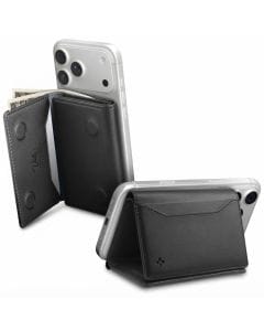 Spigen Valentinus S MagSafe Wallet for iPhone 17 Pro Max–12 Series, Trifold Magnetic Card Holder