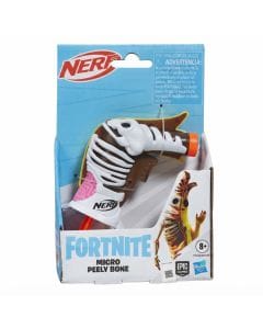Nerf MicroShots Fortnite Micro Peely Bone Blaster - Miniature Toy Foam Dart Blaster