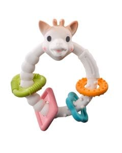 Sophie La Girafe Spine Motor Skills Wheel Baby Floor Toy 6+ Monthss, Early Exploration, Interactive Play, Fresh Touch Collection - Multicolour