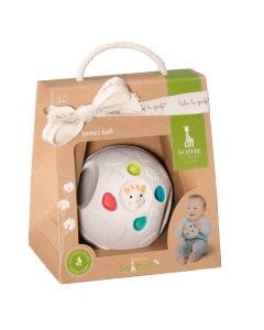 Sophie La Girafe So'pure Senso'Ball Gift Box With 2 Grip 3+ Monthss, Multi-textured, Stimulates Motor And Sensory Skills - Multicolour