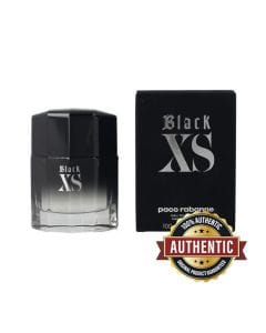 Paco Rabanne Black XS Eau de Toilette for Men, Woody Spicy Fragrance with Lemon, Praline, Cinnamon, Black Cardamom & Rosewood - 100ml