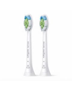 Philips Sonicare W2 Optimal White Replacement Brush Heads HX6062/14, 2-Pack, White, Whitens Teeth