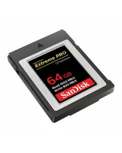SanDisk Extreme Pro CFexpress Card Type B 64GB, 1500MB/s Read, 800MB/s Write, SDCFE-064G-GN4NN -Black 