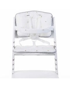 Childhome Baby Grow Chair Lambda Cushion Reducer, Machine Washable, Soft And Gentle Fabric, Safety Harness Compatibility - Jersey Gold Dots