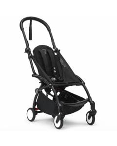 Stokke YOYO3 Baby Stroller Frame Compact Travel Stroller Base, Carry-On Compatible, Versatile Design that Evolves from Newborn Stages to Toddlerhood | Black