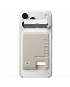 Spigen Classic LS MagSafe Wallet for iPhone 17–12 and Pixel 10, Iconic Retro-Style Magnetic Card Holder