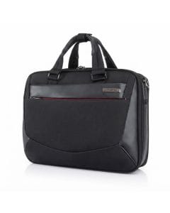 Samsonite Vigon II Briefcase M, Laptop Bag with USB Port, Smart Sleeve & Organizer, 100% Coated Polyester | Black