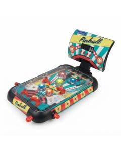 Lexibook Electronic Table Pinball Game Interactive Action Reflex Arcade Toy with LCD Light effects, sound effects, reset button, mute function