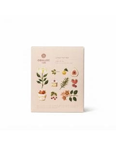 OSULLOC Lovely Tea Box Gift Set, 12 Pyramid Tea Bags, 4 Blended Tea Flavors, Premium Tea from Jeju, Korean Tea Sampler