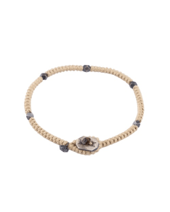 Atolyewolf Light Brown Snake Knot Bracelet, Elegant Women's Fashion Bracelet