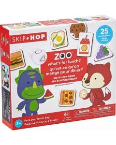 Skip Hop What's For Lunch Toddler Memory And Matching Game 3+ Years, 25 Durable Pieces Included, Easy To Grip Pieces - Multicolour