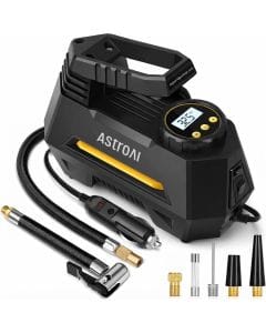 AstroAI Tyre Inflator Air Compressor, 12V Electric Air Pump, 150 PSI, Digital Pressure Gauge, Auto Shut-Off | CZK-3631