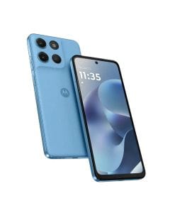 Motorola Moto G17 4G Smartphone, 4GB RAM, 128GB Storage, 6.72" LCD, Helio G81 Extreme, 50MP Camera | Alaskan Blue (Light Blue) - PBBL0017AE XT2623-3 AE
