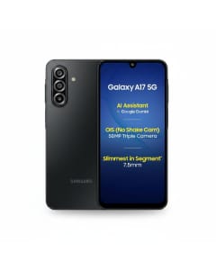 Samsung Galaxy A17 5G - 8GB RAM, 256GB Storage, Powerful Camera and Display- Black