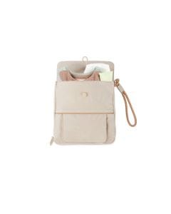 Skip Hop Clean Slate Changing Station Bag, Smart Storage Design, Wipeable And Durable Material, Magnetic Wipes Pocket - Oat