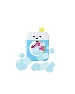 Skip Hop Squeaky Clean Wash And Spin Baby Bath Toy 12+ Monthss, Spinning Drum With Suds Action, Realistic Pretend Laundry Experience - Multicolour
