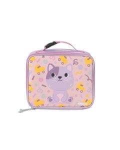 Skip Hop Besties Squad Cat Lunch Bag 3+ Years, Smart Interior Storage Pocket, Insulated Interior For Fresh Meals - Multicolour