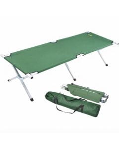 ABIN Heavy-Duty Folding Camping Cot for Adults, Portable Double-Layer Oxford Fabric Sleeping Bed for Hiking and Camping