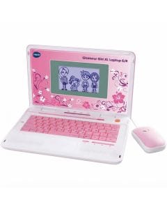 VTech Glamour Girl XL Laptop 80-117964 - Educational Kids Computer, Bilingual German/English