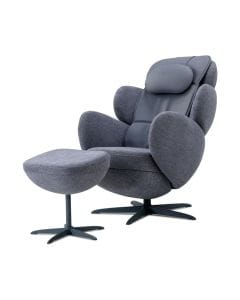 Nourest Orion Pro Auto Recliner Sofa Massage Chair - 3D Pressure-Sensing Rollers, Heat Therapy, Motorized One-Click Recline, Wireless Remote | Grey