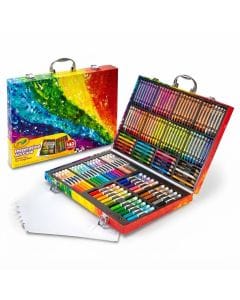 Crayola Inspiration Art Case 140-Piece Drawing Set, All-in-One Portable Coloring Kit with Crayons – 4+ years, Non-toxic