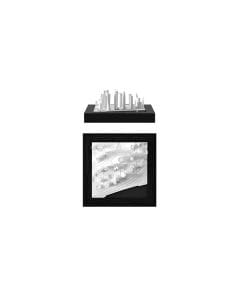 Cityframes MiniCUBE Doha, 3D City Model Decorative Cube, Detailed Architectural Landmark Display, Unique Home & Office
