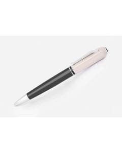 Dahnag Black & Beige Ballpoint Pen, Composite Material Body, Palladium Plated Details, Premium Luxury Writing Instrument, Executive Gift Pen