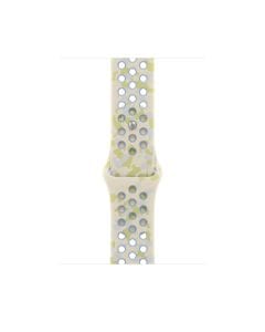 Apple 46mm Nike Sport Band, Medium/Large, Durable Fluoroelastomer Design, Pin-and-Tuck Closure - Chalk Calm | MKTW4ZM/A