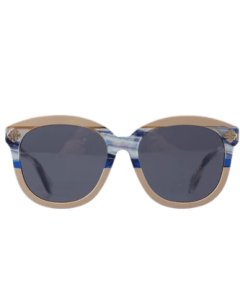 Doppe Papilio Sunglasses, Ocean Blue Frame with UV 400 Protection, High-Quality Acetate Design