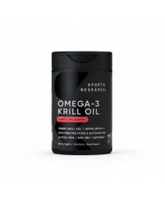 Sports Research Premium Antarctic Krill Oil Supplement 1000mg - 60 Softgels with Omega-3