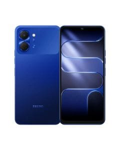 Tecno Spark Go3 4G Smartphone, 4GB RAM, 128GB Storage, 6.75" 120Hz Display, 5000mAh Battery, 15W Charging | Galaxy Blue - KN3 10082755