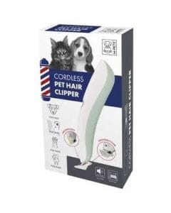 M-PETS Pet Foot Hair Clipper, USB Rechargeable Pet Paw Trimmer with LED Light, Cordless Grooming Clipper for Dogs, Cats, 120-Minute Runtime