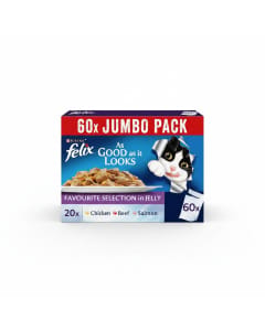 Felix As Good As It Looks Favourites Selection Cat Food Promo Pack (85g) - 50+10 Free