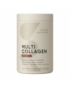 Sports Research Multi Collagen Protein Powder with Hyaluronic Acid & Vitamin C | 30 Servings
