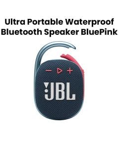 JBL CLIP 4 Ultra-Portable Waterproof Bluetooth Speaker - Blue and Pink