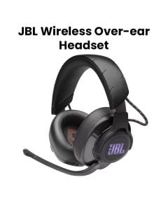 JBL Quantum 600 Wireless Over-ear Performance Gaming Headset with Surround Sound and game-chat balance dial - Black