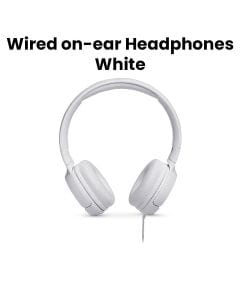 JBL Wired on-ear Headphones - White | TUNE 500