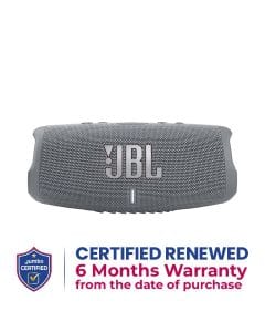 JBL CHARGE 5 Portable Waterproof Speaker with Powerbank - Grey