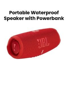 JBL CHARGE 5 Portable Waterproof Speaker with Powerbank - Red