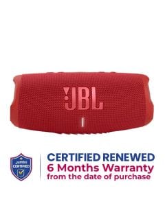 JBL CHARGE 5 Portable Waterproof Speaker with Powerbank - Red