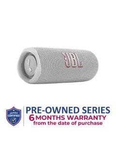 JBL Flip 6 Portable Waterproof Speaker - White