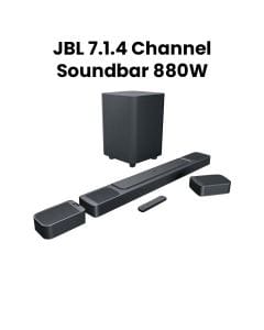 JBL Bar 1000 7.1.4 Channel Soundbar With Detachable Surround Speakers Dolby Atmos And DTS XA 880W - Black - BAR1000
