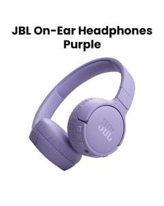 JBL Tune 670NC Wireless On-Ear Headphones, Adaptive Noise Cancelling with Smart Ambient, Up to 70H Battery Life with Speed Charge - Purple - JBLTUNE670NC