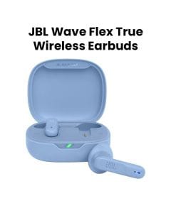 JBL Wave Flex True Wireless Earbuds With Deep Bass Sound, Comfortable Secure Fit - Blue - ‎JBLWAVEFLEX