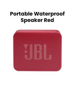 JBL Go Essential With Rich Base, Wireless Ultra Portable Bluetooth Speaker, Vibrant Colors, Waterproof, Type C - Red - JBLGOESSENTIAL