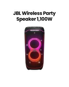 JBL PartyBox Ultimate Wireless Party Speaker, IPX4 Splashproof, Wi-Fi And Bluetooth Connectivity 1100W - Black - ‎JBLPARTYBOXULTEU