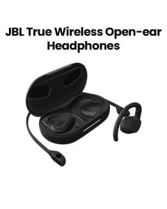 JBL Soundgear Sense True Wireless Open-Ear Headphones, Splash And Dust Resistant, 4 Mics For Crisp, Clear Calls, 24 Hours Battery - Black - JBLSOUNDGEARSENSE