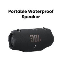 JBL Xtreme 4 Portable Bluetooth Speaker, ProSound With Powerful Bass Radiators, AI Sound Boost, Built-in Powerbank - Black - ‎XTREME4