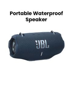 JBL Xtreme 4 Portable Bluetooth Speaker, ProSound With Powerful Bass Radiators, AI Sound Boost, Built-in Powerbank - Blue - ‎XTREME4